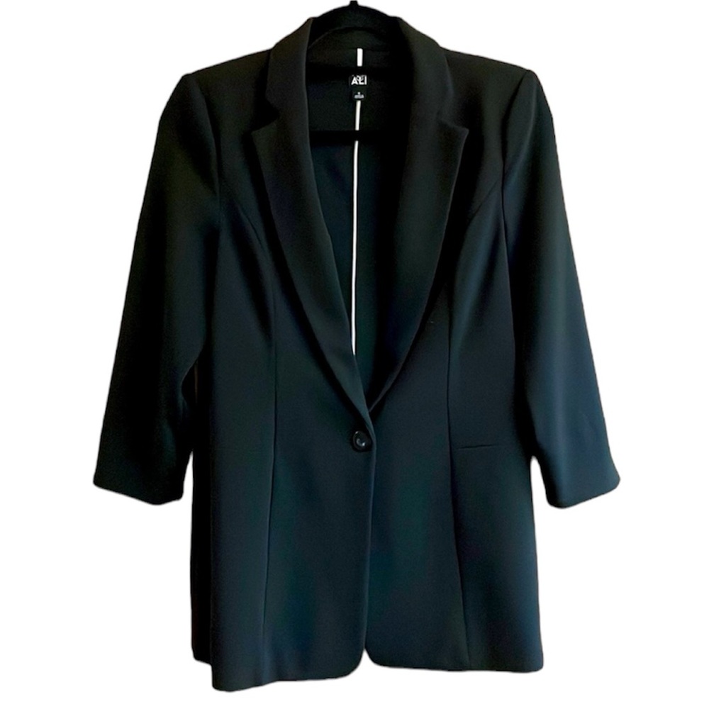 Roz & Ali black 3/4 sleeve Jacket, Who What Wear